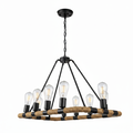 10-Light Pendant Dining Lamp | Grand Statement Ceiling Light for Large Dining Rooms – 6370/10