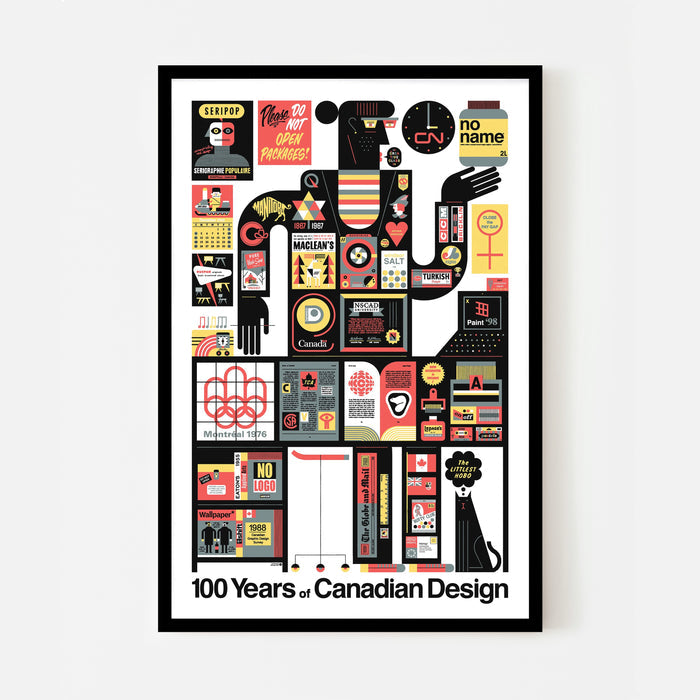 100 YEARS OF CANADIAN DESIGN (multiple sizes) — by Raymond Biesinger