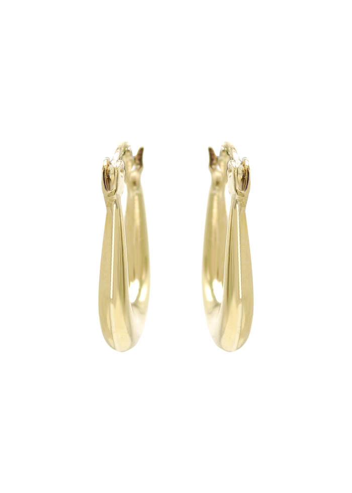 10K Womens Gold Hoop Earrings
