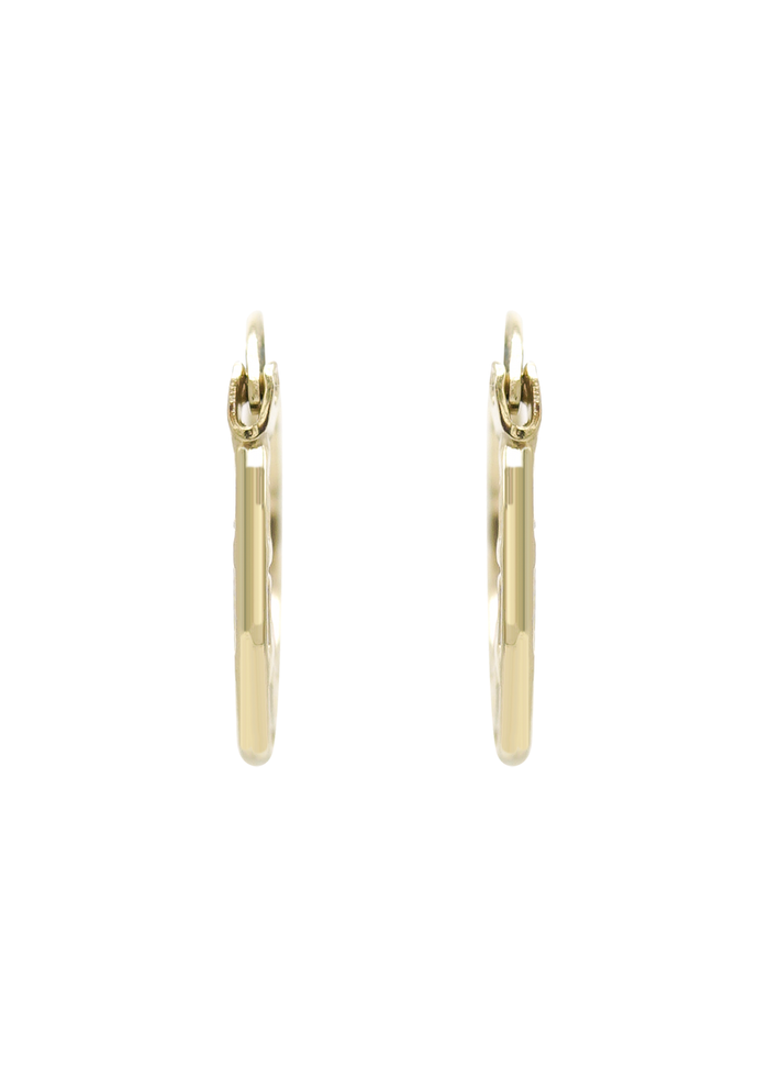 10K Womens Gold Hoop Earrings