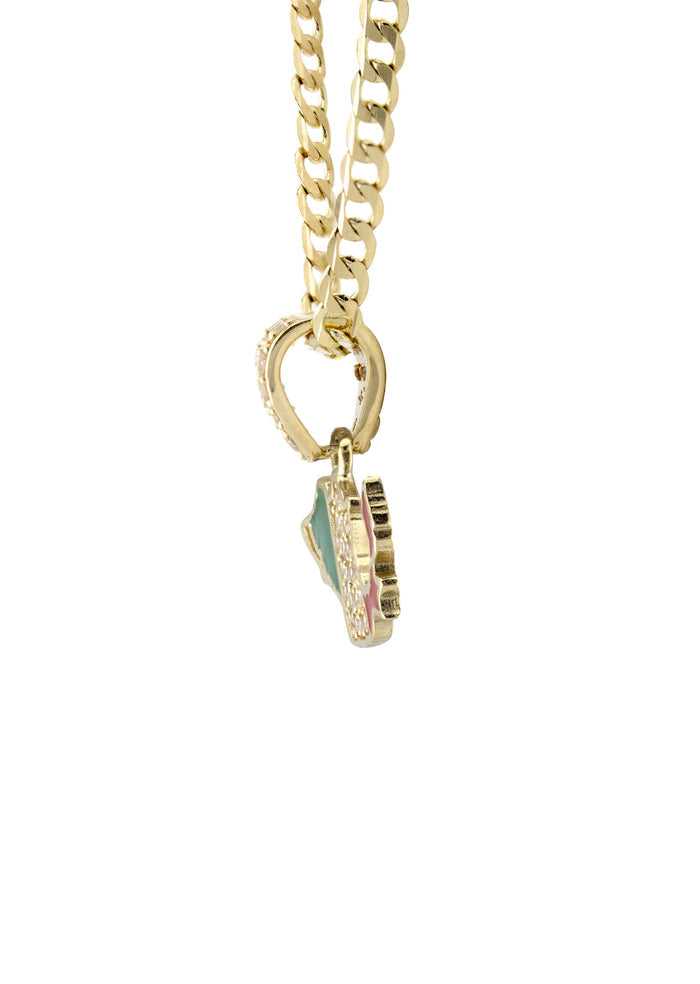 10K Yellow Gold Mexico Necklace | Appx. 1.3 - 5.3 Grams