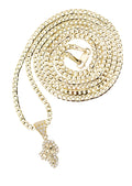 10K Yellow Gold Nugget Necklace | Appx. 1 - 5 Grams