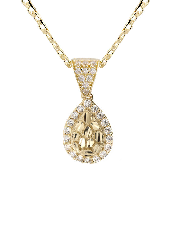 10K Yellow Gold Nugget Necklace | Appx. 1 - 5 Grams