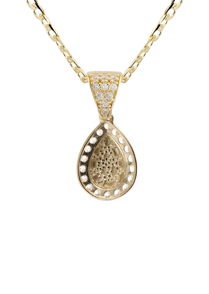 10K Yellow Gold Nugget Necklace | Appx. 1 - 5 Grams