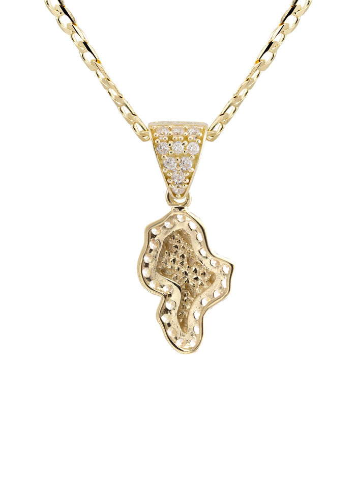 10K Yellow Gold Nugget Necklace | Appx. 1 - 5 Grams