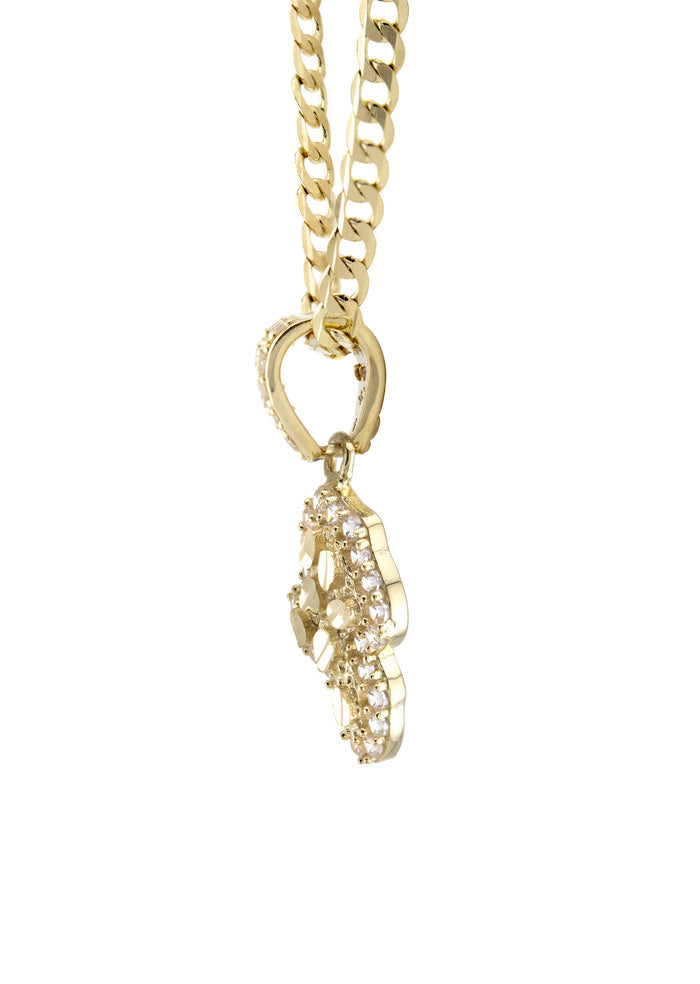 10K Yellow Gold Nugget Necklace | Appx. 1 - 5 Grams