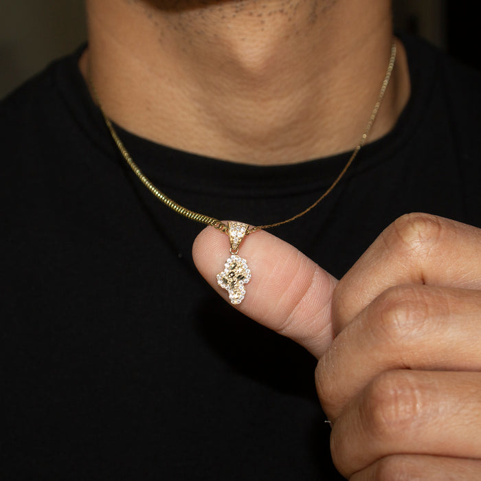 10K Yellow Gold Nugget Necklace | Appx. 1 - 5 Grams