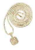 10K Yellow Gold Nugget Necklace | Appx. 1.4 - 5.4 Grams