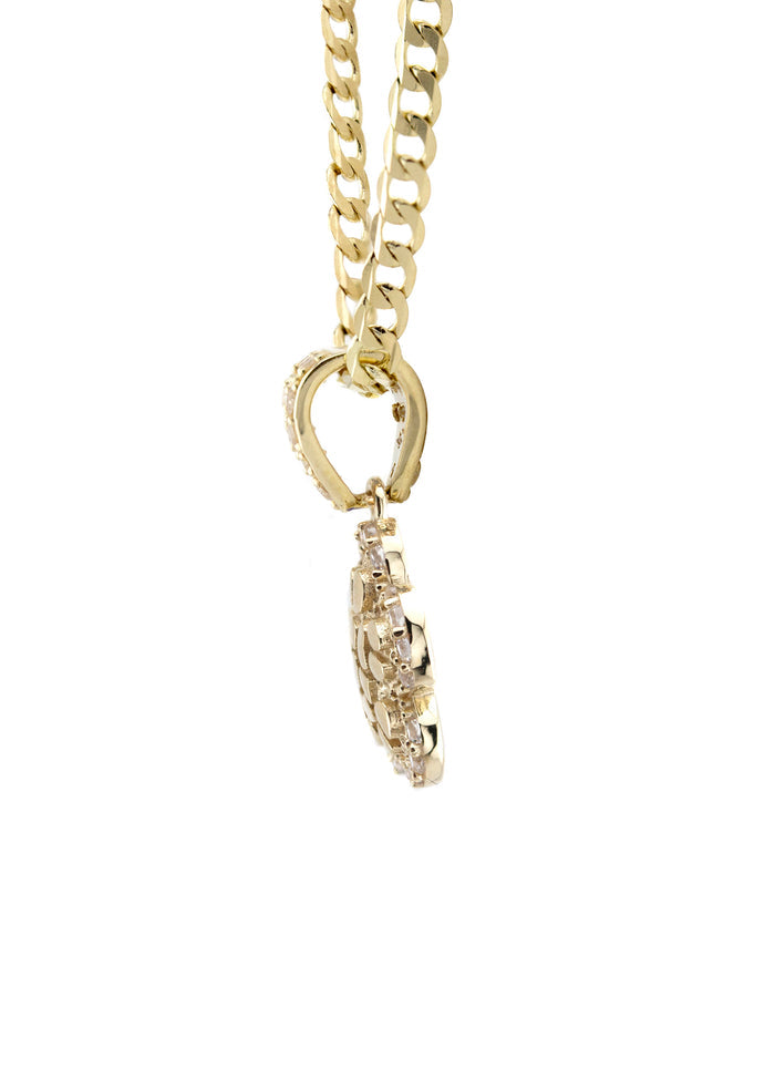 10K Yellow Gold Nugget Necklace | Appx. 1.4 - 5.4 Grams