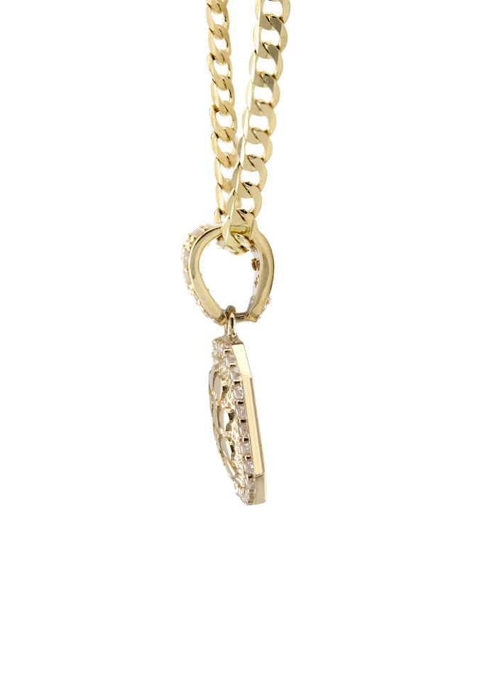 10K Yellow Gold Nugget Necklace | Appx. 1.4 - 5.4 Grams