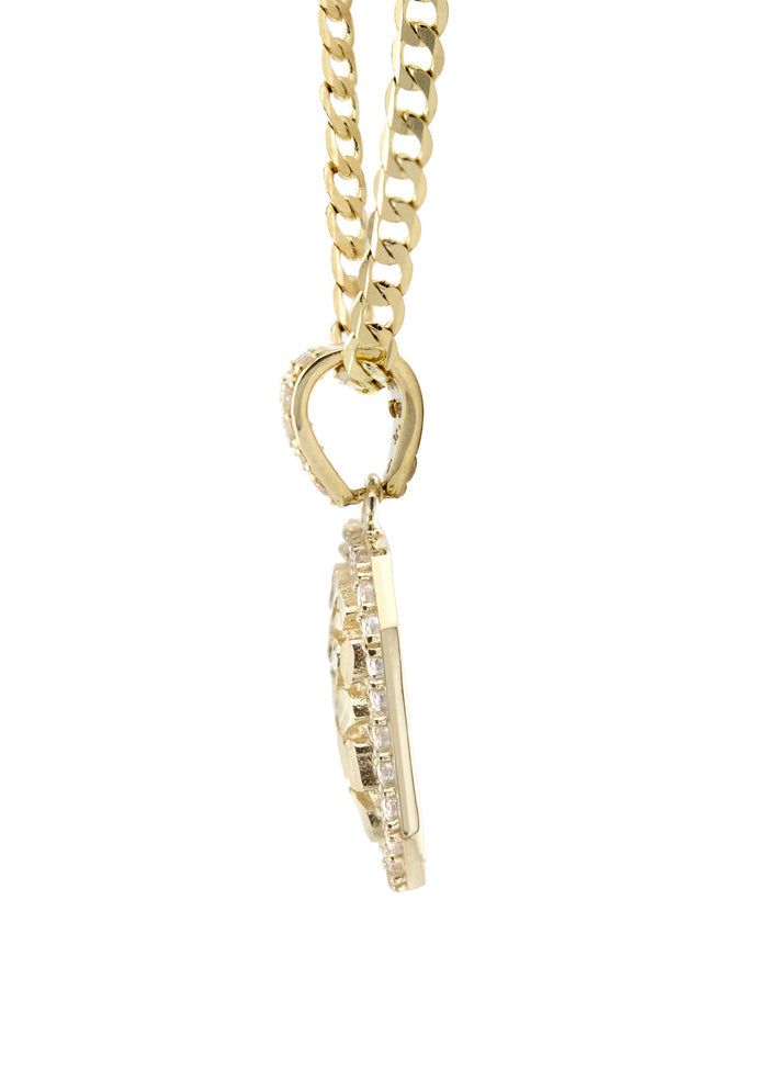 10K Yellow Gold Nugget Necklace | Appx. 1.7 - 5.7 Grams