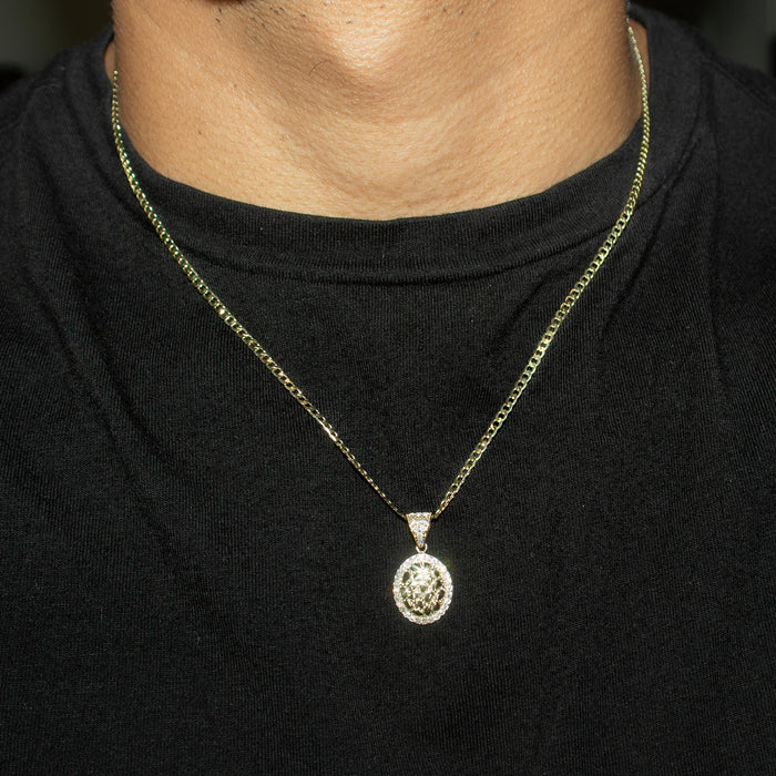 10K Yellow Gold Oval Nugget Necklace | Appx. 1.5 - 5.5 Grams