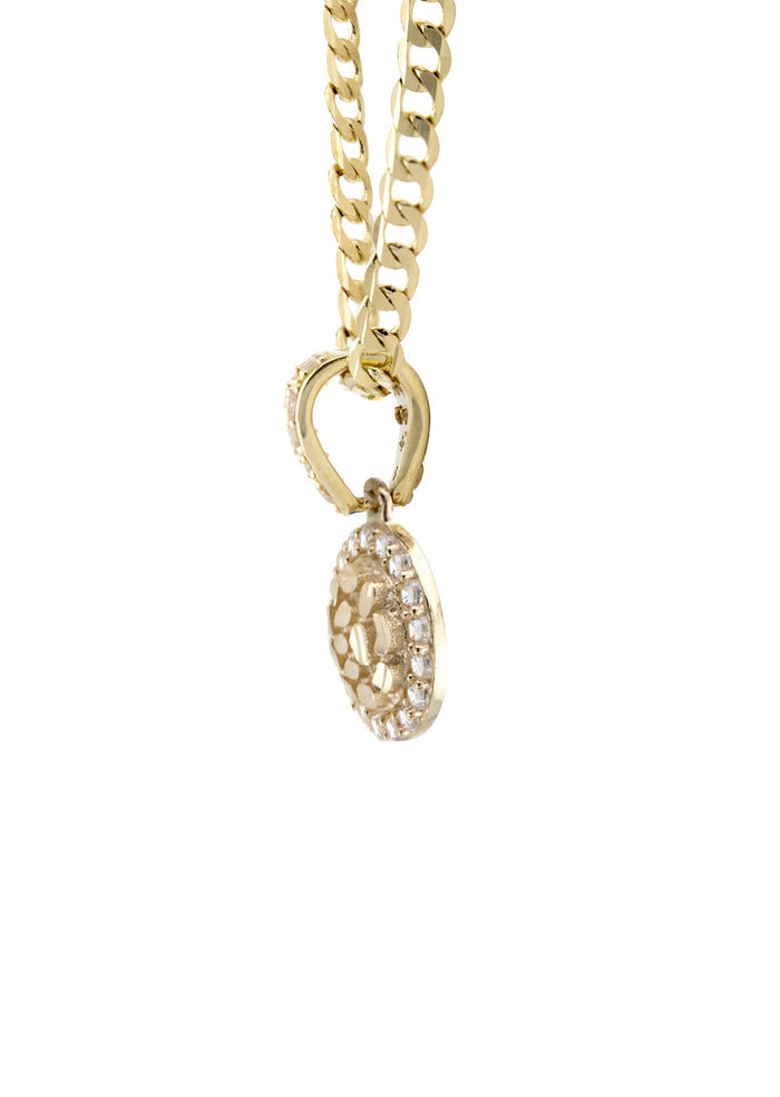 10K Yellow Gold Round Nugget Necklace | Appx. 1 - 5 Grams