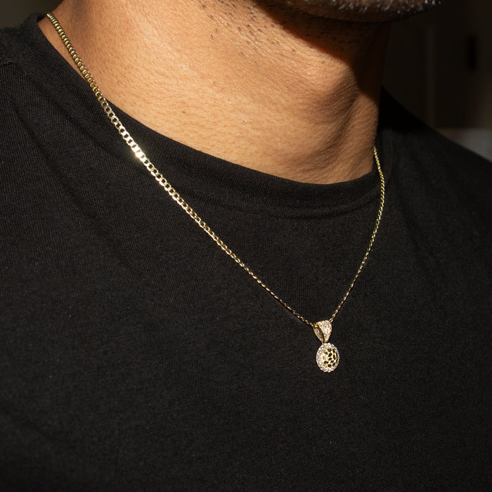 10K Yellow Gold Round Nugget Necklace | Appx. 1 - 5 Grams