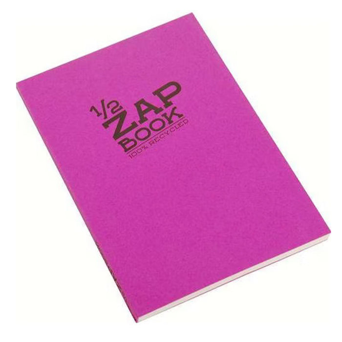 1/2 ZAP BOOK A5 SKETCHBOOK BLANK 100% RECYCLED (multiple colours) — by Clairefontaine