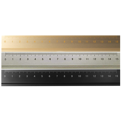 15CM ALUMINUM RULER – By Midori