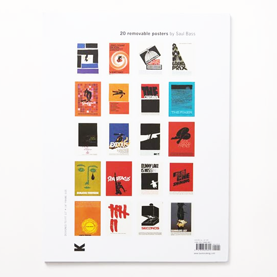 20 ICONIC FILM POSTERS BY SAUL BASS — by Jennifer Bass & Pat Kirkham