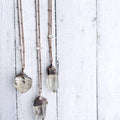 24" Raw Crystal Necklace