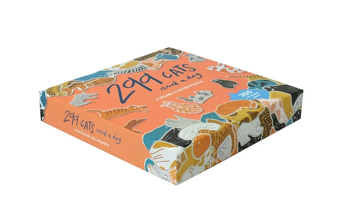 299 CATS (AND A DOG) 300 PIECES PUZZLE — by Léa Maupetit
