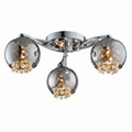 3-Light Black Ceiling Light HT1373-3B – Modern Black Multi-Light Ceiling Fixture for Bedrooms, Hallways & Living Rooms | Contemporary Cluster Ceiling Light