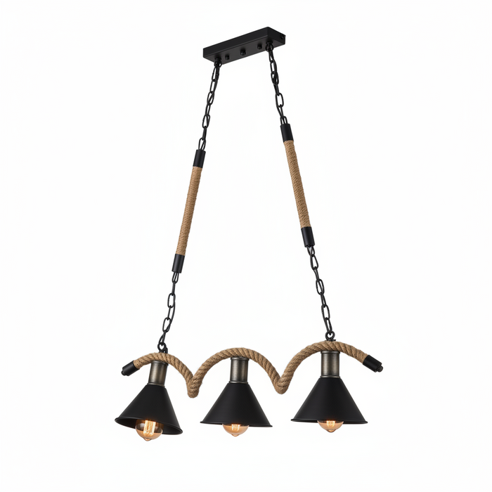 3-Light Dining Pendant Lamp 5006/3 FD-6338/3 – Timeless Classic Dining Light for Dining Rooms | Balanced Ambient Decorative 3-Light Dining Table Pendant