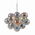 3-Light Flush Ceiling Dining Lamp MD12401-3 FC – Warm Ambient Dining Light for Dining Rooms, Kitchens & Living Areas | Contemporary Transitional Flush Dining Light