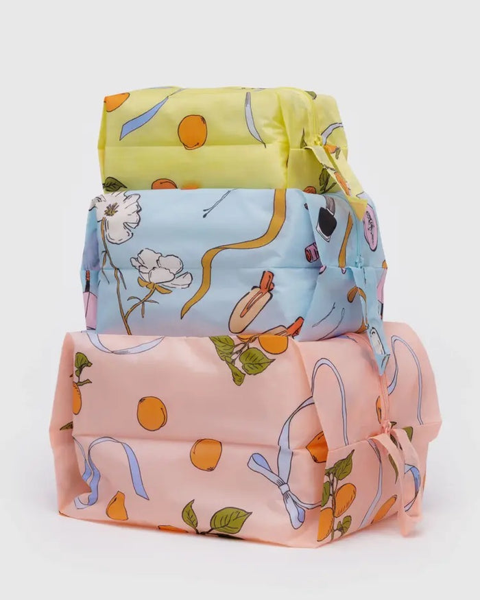 3D ZIP SET (GET READY WITH ME) — by Baggu