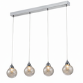 4-Light Dining Pendant Lamp 5600/4S – Warm Even-Light Pendant for Dining Tables, Kitchen Islands & Commercial Dining | Contemporary Traditional Dining Lamp