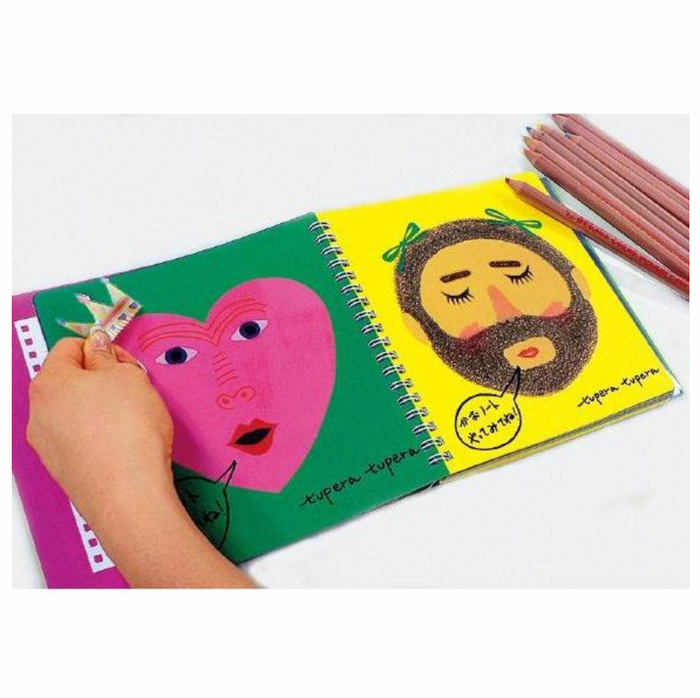 52 CUSTOMIZABLE FACES + 6 SHEETS OF FACE PARTS STICKERS — by Kokuyo