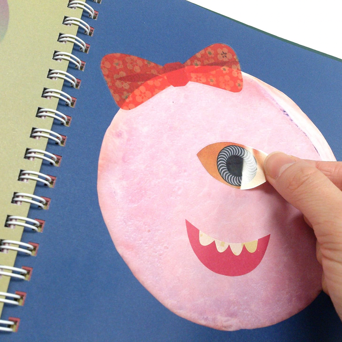 52 CUSTOMIZABLE FACES + 6 SHEETS OF FACE PARTS STICKERS — by Kokuyo