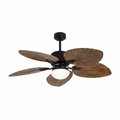 52-Inch Ceiling Fan with Light FL2305 Brushed Nickel – Large Room Ceiling Fan Light for Living Rooms, Bedrooms & Commercial Spaces | Modern BN Fan Light