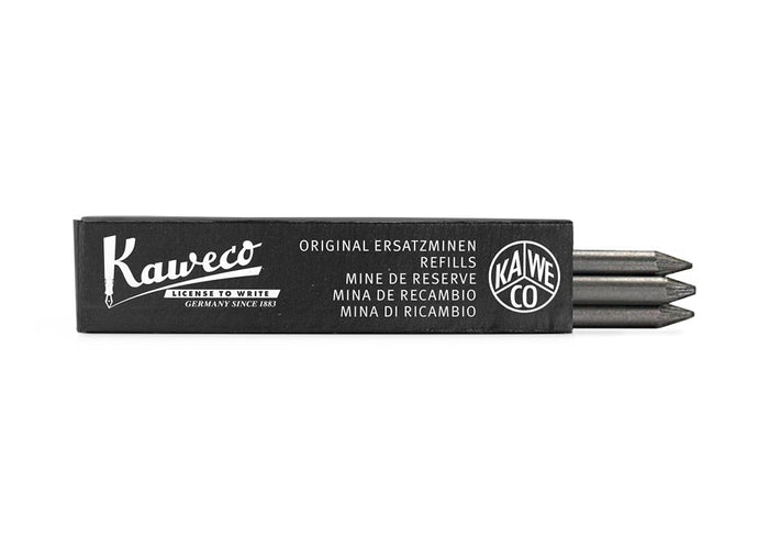 5.6 MM - BLACK LEAD REFILLS (3 PCS) — by Kaweco