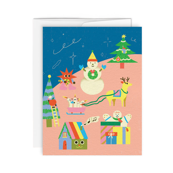 6 HOLIDAY GREETING CARDS MIX (French) — 2024 COLLECTION