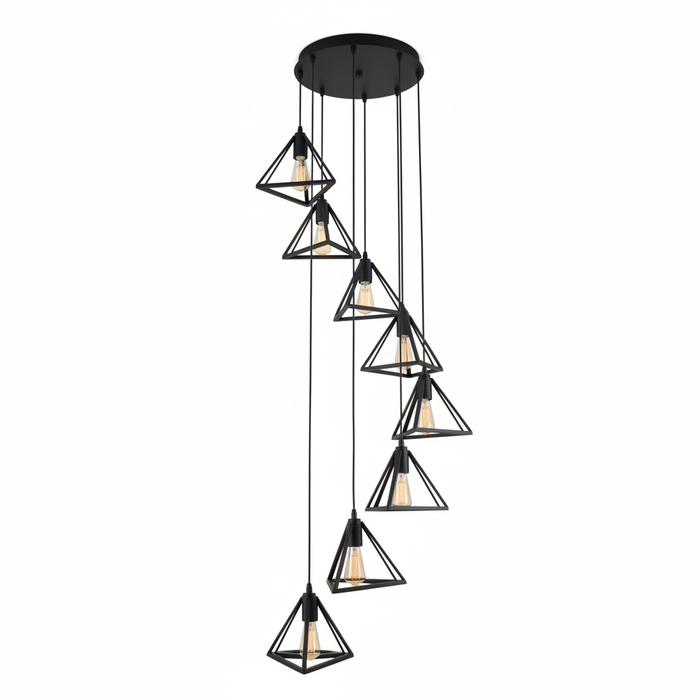 8-Light Pendant Dining Lamp | Premium Statement Ceiling Light for Dining Room – 6031/8