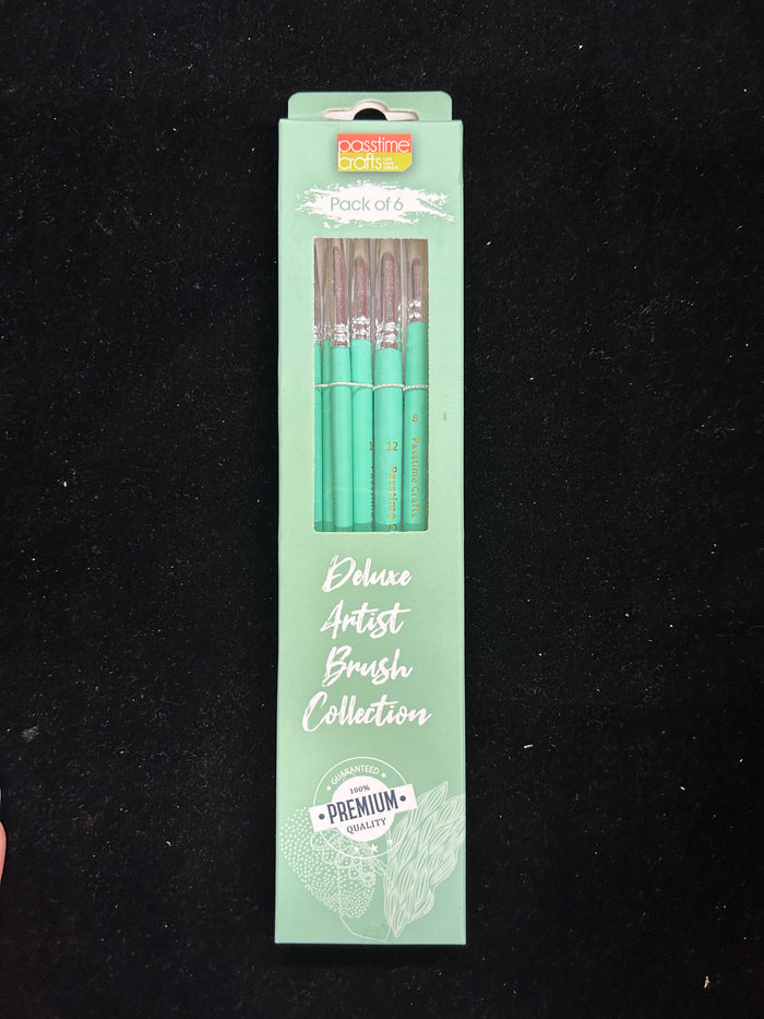 Deluxe Pastel Synthetic Brush Collection