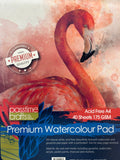 Premium Watercolour Paper. A4 Spiral 175GSM 40 sheets