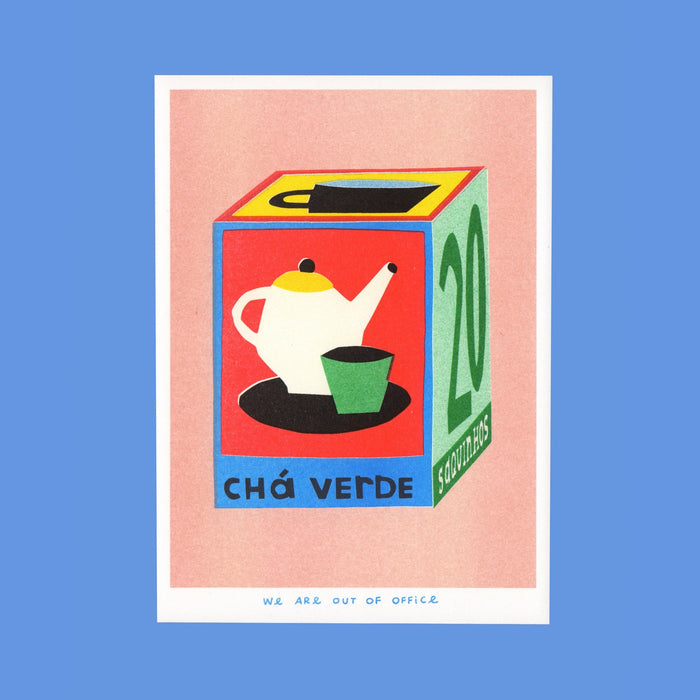 A BOX OF 20 BAGS OF TEA , 13x18 cm (5x7") — by We are out of office