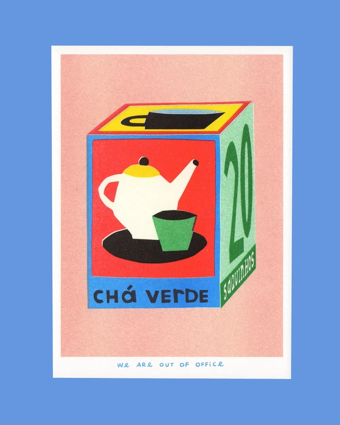 A BOX OF 20 BAGS OF TEA , 13x18 cm (5x7") — by We are out of office