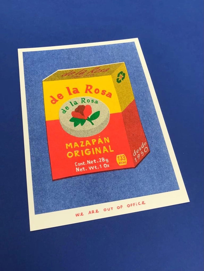 A BOX OF MAZAPÁN ORIGINAL, 13x18 cm (5x7") — by We are out of office