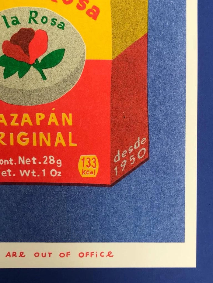 A BOX OF MAZAPÁN ORIGINAL, 13x18 cm (5x7") — by We are out of office