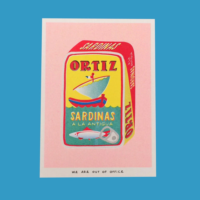 A CAN FULL OF SARDINAS, 13x18 cm (5x7") — by We are out of office