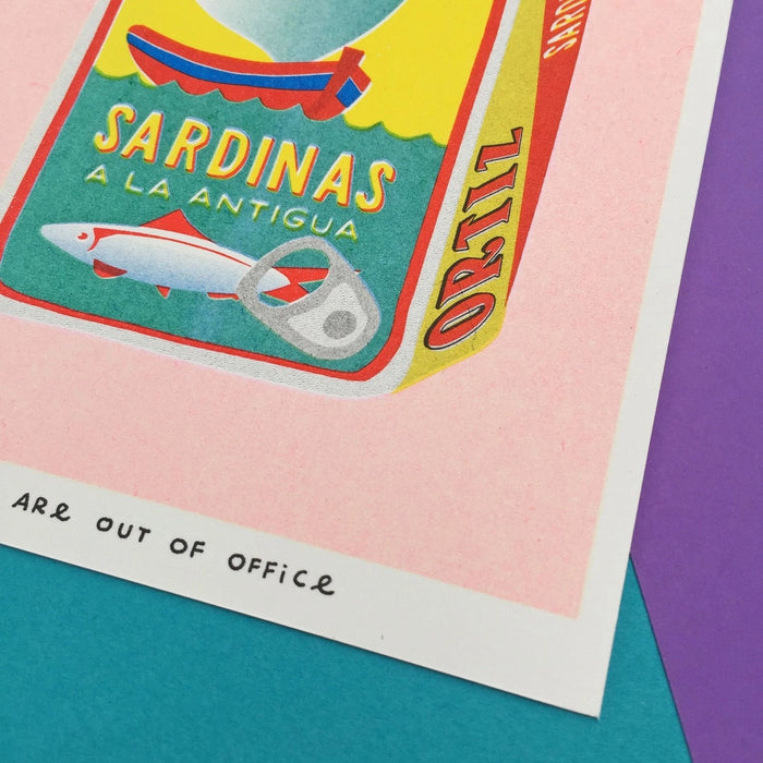 A CAN FULL OF SARDINAS, 13x18 cm (5x7") — by We are out of office