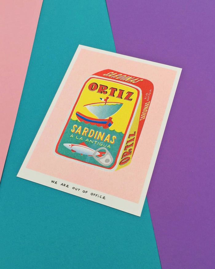A CAN FULL OF SARDINAS, 13x18 cm (5x7") — by We are out of office