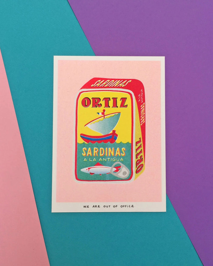 A CAN FULL OF SARDINAS, 13x18 cm (5x7") — by We are out of office
