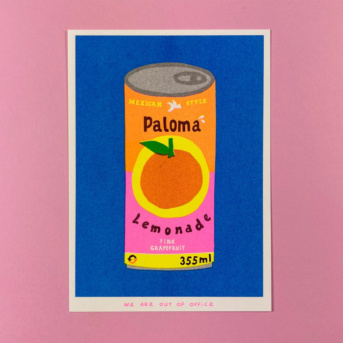 A CAN OF PALOMA LEMONADE, 13x18 cm (5x7") — by We are out of office