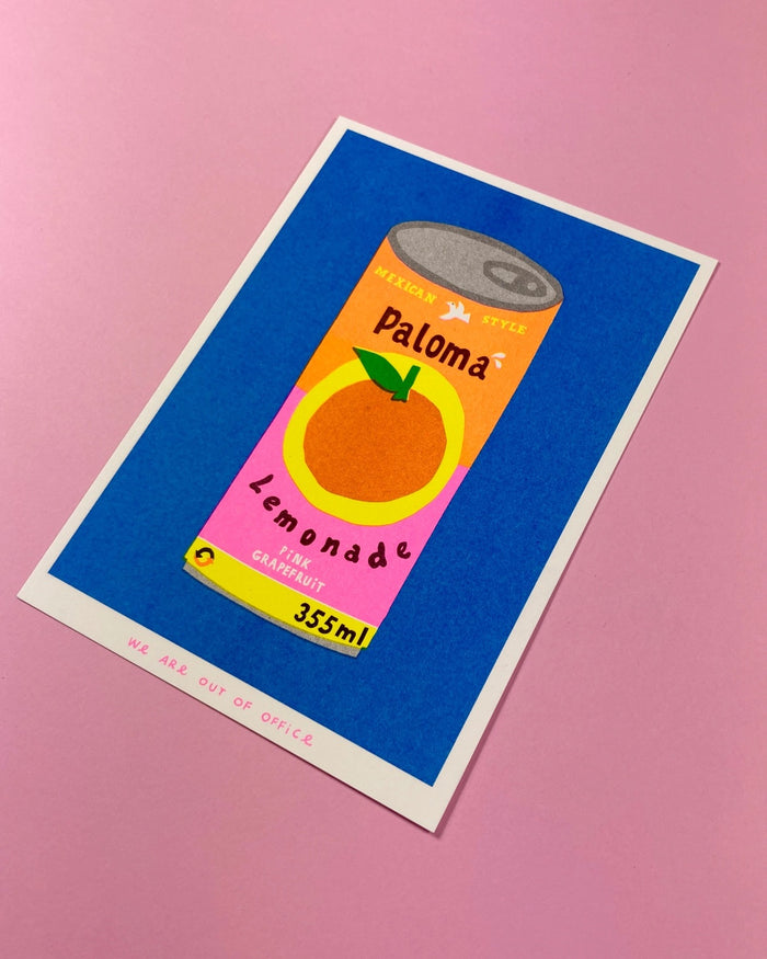 A CAN OF PALOMA LEMONADE, 13x18 cm (5x7") — by We are out of office