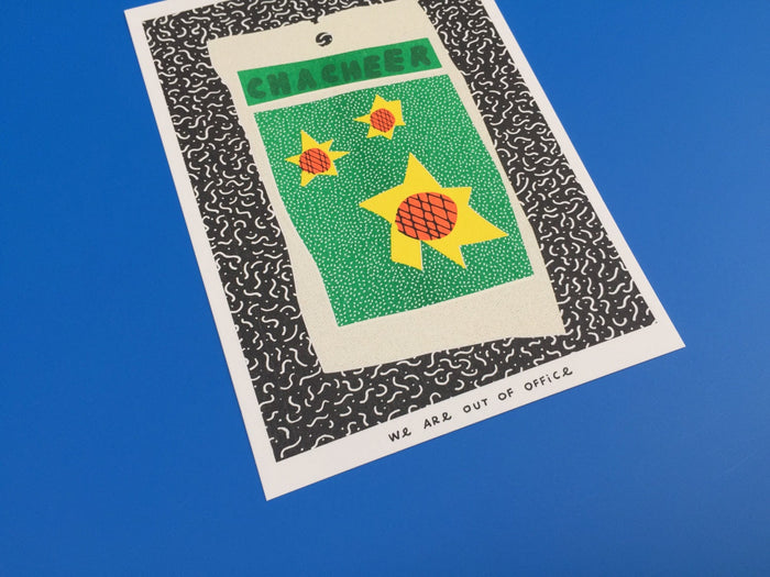 A COLORFUL BAG OF SUNFLOWER SEEDS, 13x18 cm (5x7") — by We are out of office