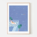 A DISTANT MERMAN, 18" X 24" — by Isabelle Feliu