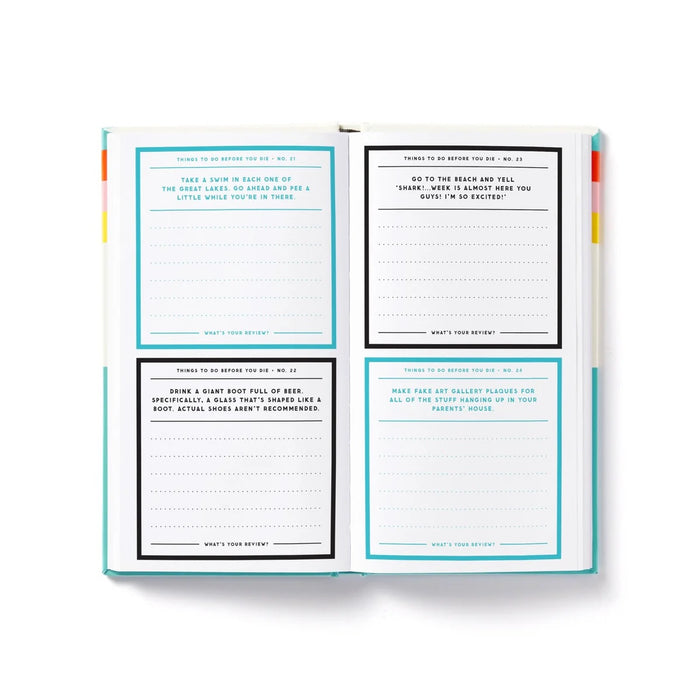 A MILLION THINGS TO DO BEFORE YOU DIE PROMPTED JOURNAL — by Brass Monkey Goods