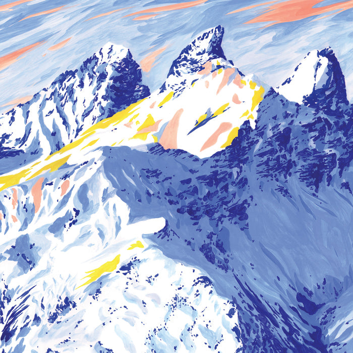 AIGUILLE D’ARVES, 24" x 18" — by Mona Leu-Leu